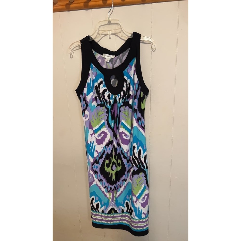 Dressbarn Sleeveless Patterned Dress Size 10